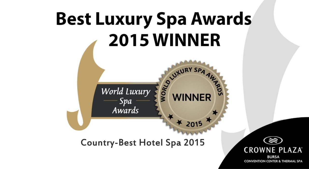 Crowne Plaza Bursa Convention Center & Thermal Spa By Ihg Εξωτερικό φωτογραφία World Luxury Spa Awards 2015