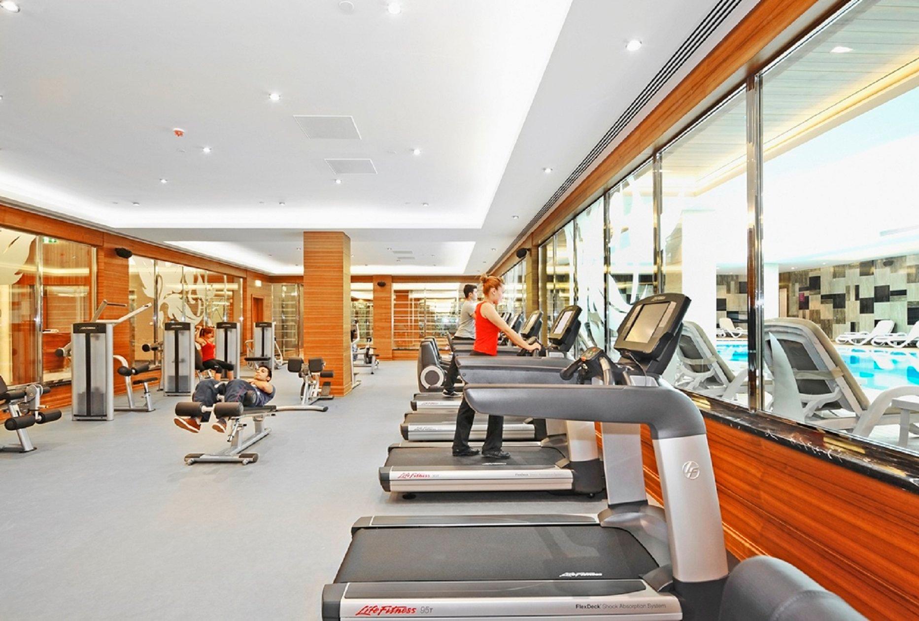 Crowne Plaza Bursa Convention Center & Thermal Spa By Ihg Εξωτερικό φωτογραφία The gym at the hotel